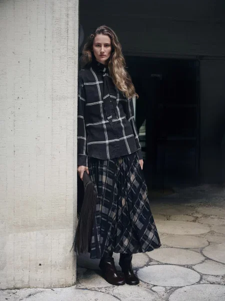 Блуза MANGO чорний