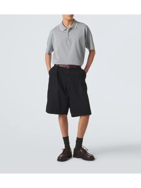 Tricou polo Frame albastru