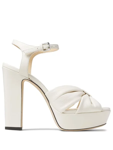 Sandale Jimmy Choo din piele alb