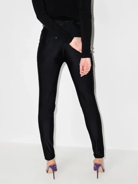 Skinny jeansy skinny Tom Ford czarne