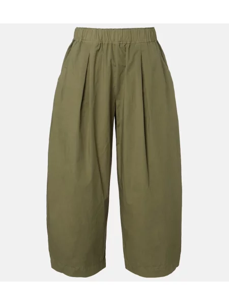 Pantaloni Velvet de catifea verde