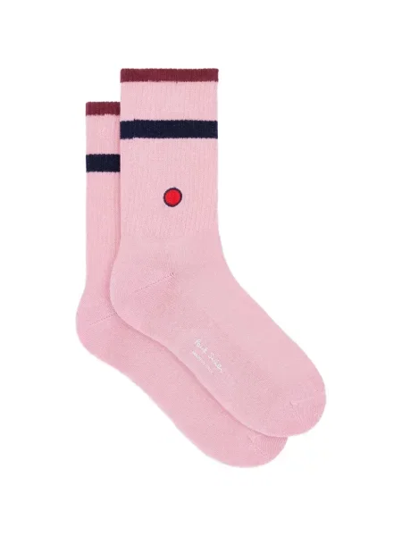 Șosete Paul Smith cu dungi roz