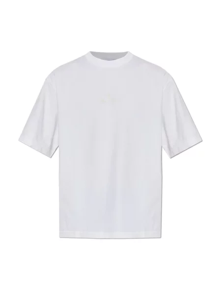 Koszulka Stone Island z kamieniami biała