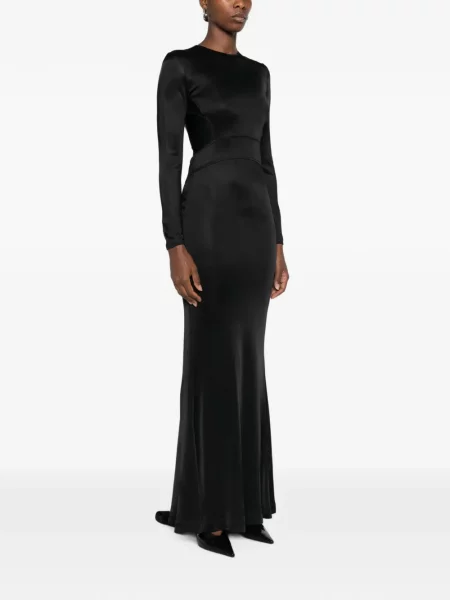 Rochie maxi Co cu spatele deschis negru