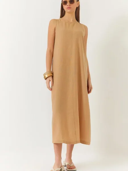 Bianco Lucci Rochie de vară nisipiu