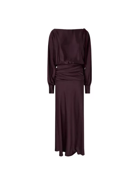 Maksi sukienka maxi Pinko fioletowa