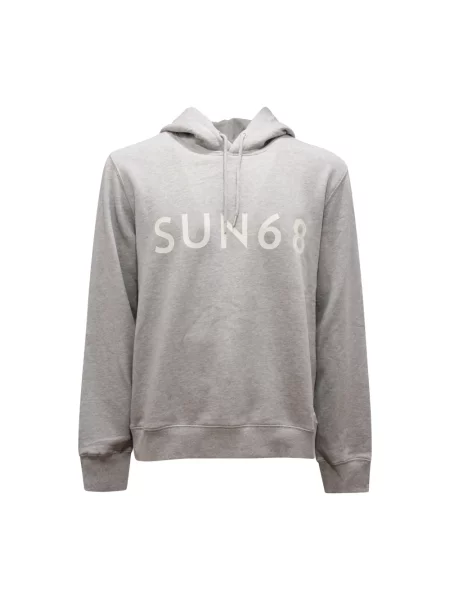 Bluza z kapturem Sun68 szara