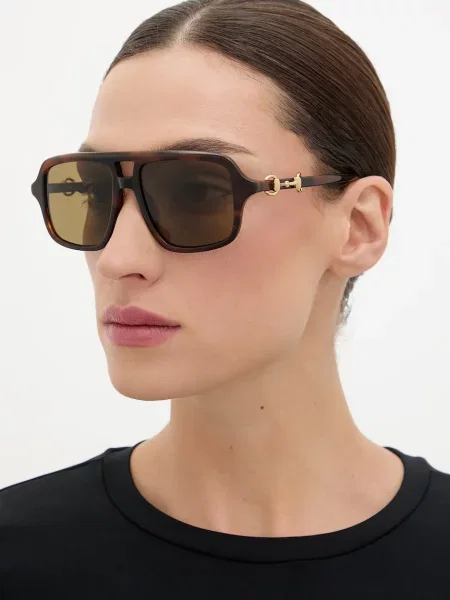 Gucci ochelari de soare pentru femei maro