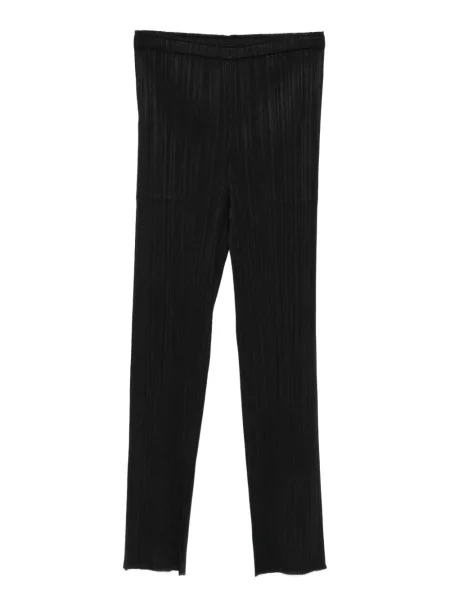 Pantaloni Pleats Please Issey Miyake plisate negru