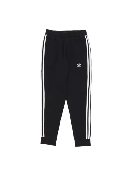 Spodnie dresowe Adidas w paski czarne