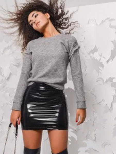 CARICA Джемпер Вовна сірий