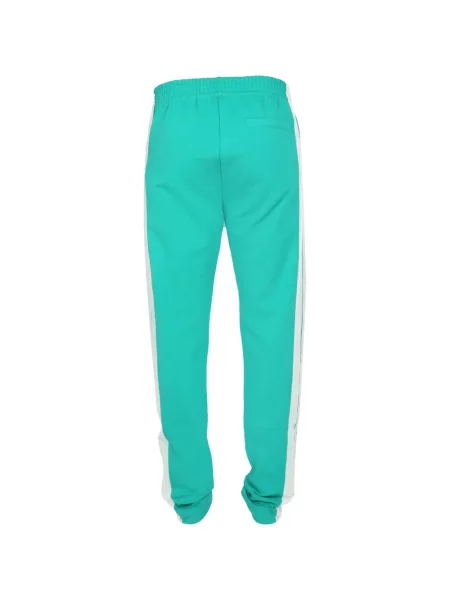 Pantaloni Mouty cu dungi verde