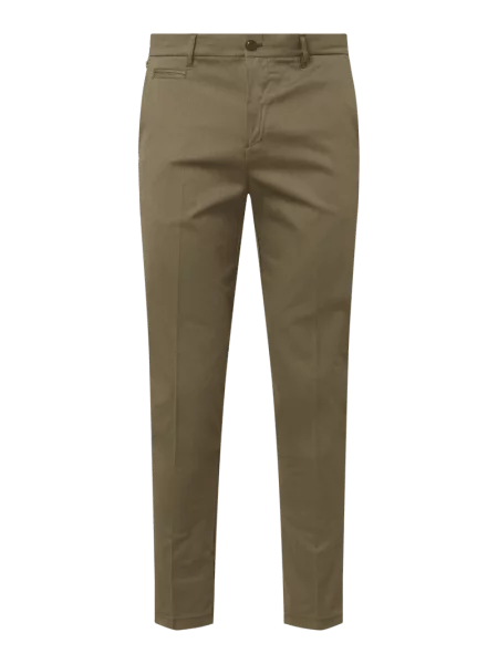 Chinosy z dodatkiem streczu model ‘Jamie’ Mos Mosh
