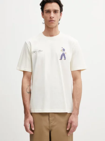 Filling Pieces Bakery tricou din de bărbați bej