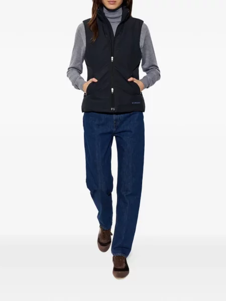 Vestă Jil Sander cu imagine albastru