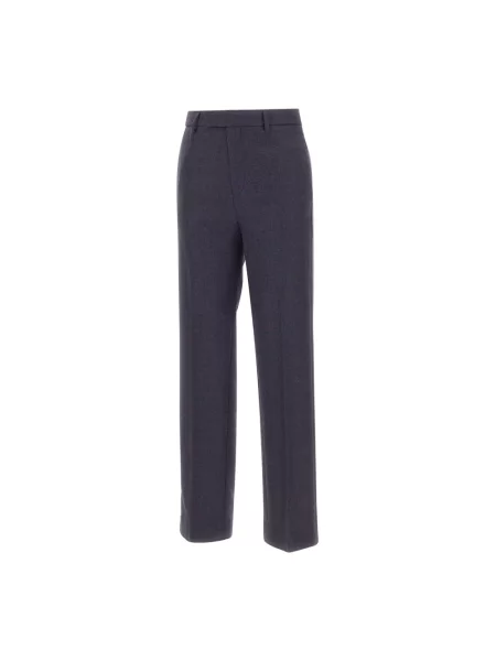 Spodnie Mm6 Maison Margiela wełniane niebieskie