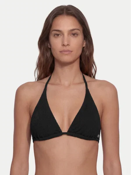 HUGO Gornji del bikini Tropi Triangle črna