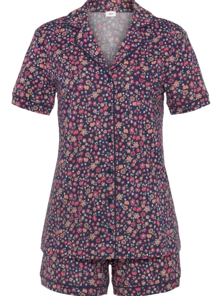 S.Oliver Pantaloni scurți închis / verde pastel / portocaliu / roz pal albastru