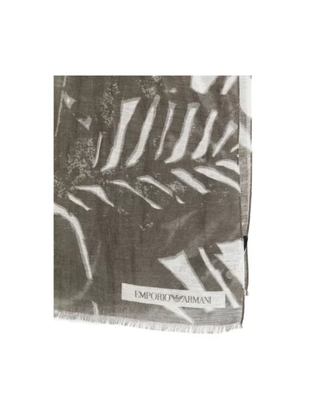 Szal Emporio Armani brązowa