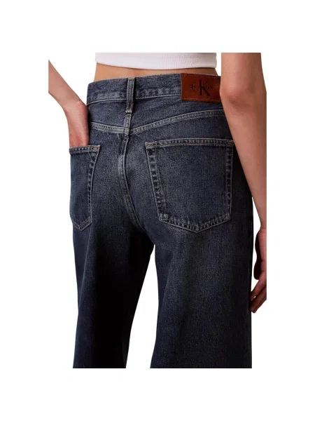 Blugi Calvin Klein Jeans albastru