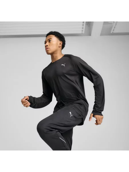 Puma longsleeve do biegania Cloudspun czarna
