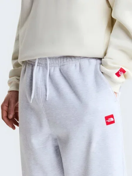 Повсякденні штани The North Face M TNF RED BOX SWEATPANTS бавовна/поліестер сірий