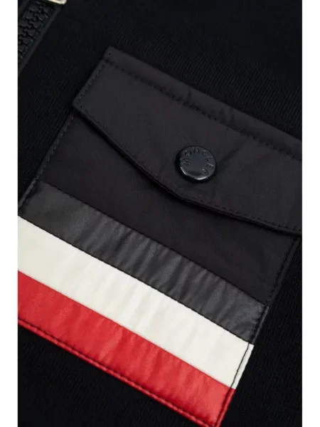Bluza z kapturem dziecięca Moncler Enfant niebieska