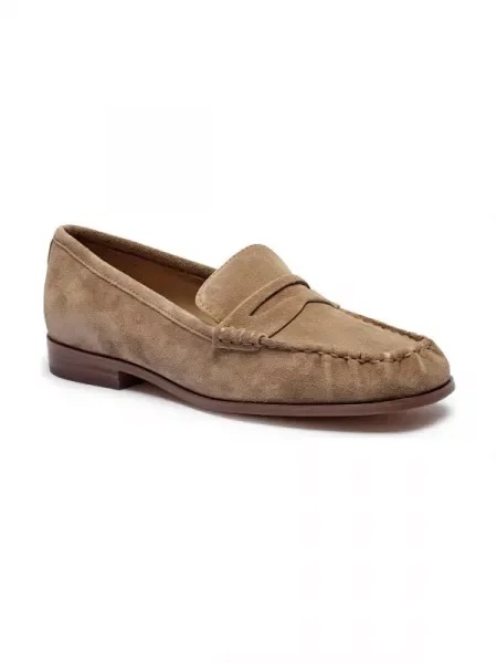 Michael Kors De piele pantofi loafer CARLSON bej