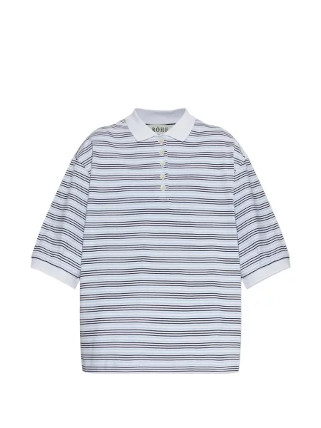 Поло тениска Róhe бяло