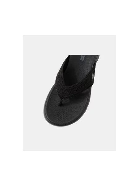 Dámske žabky SKECHERS Go Walk Flex Holly black čierna