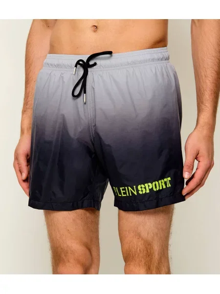 Pantaloni scurți de sport Plein Sport gri
