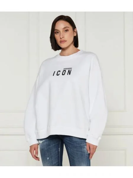 Hanorac | Relaxed fit alb