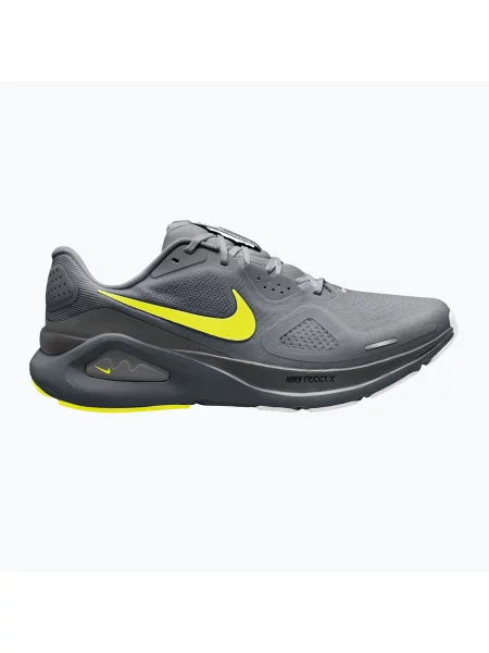 Încălțăminte de alergare pentru bărbați Nike Structure 26 Cool Grey/Dark Smoke Grey/Lemon Venom gri