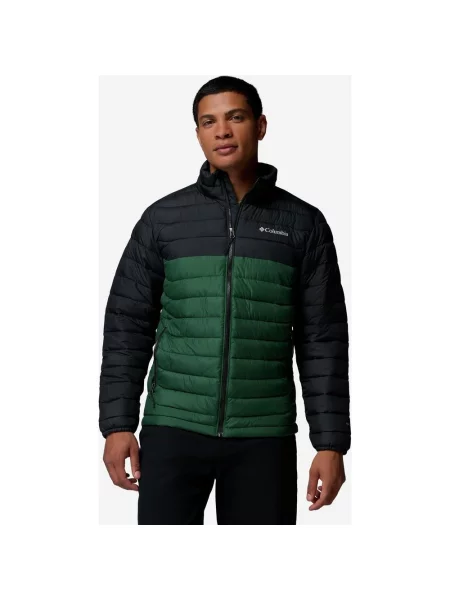 Kurtka damska Columbia Powder Lite II zielono S czarna
