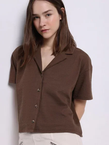 Сорочки Colin’s комбінований верх коричневий