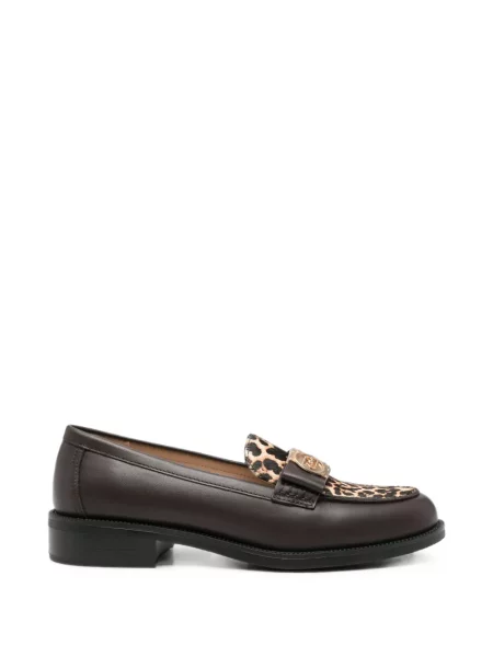 Pantofi loafer Liu Jo cu imagine cu model leopard maro