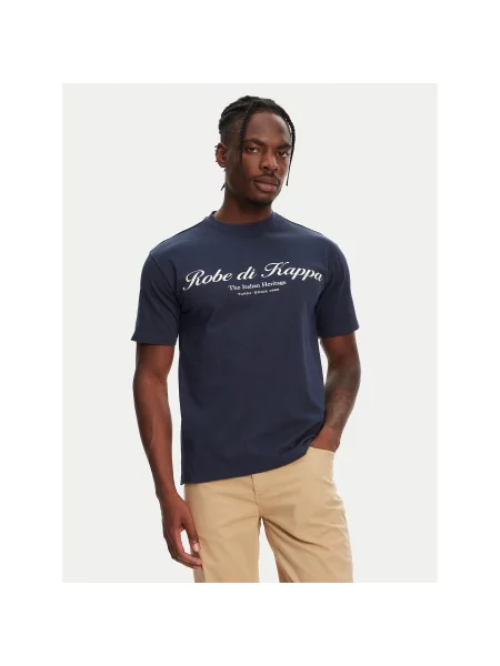 Robe di Kappa T-Shirt Robe Giovani Tozeur Σκούρο Regular Fit μπλε