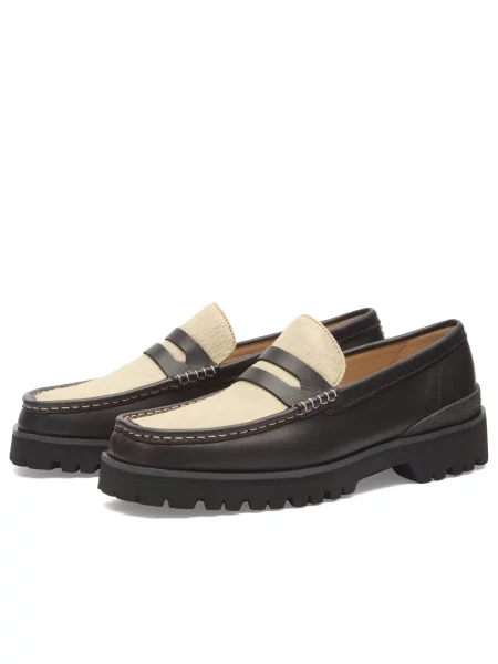 Loafersy Clarks Originals brązowe