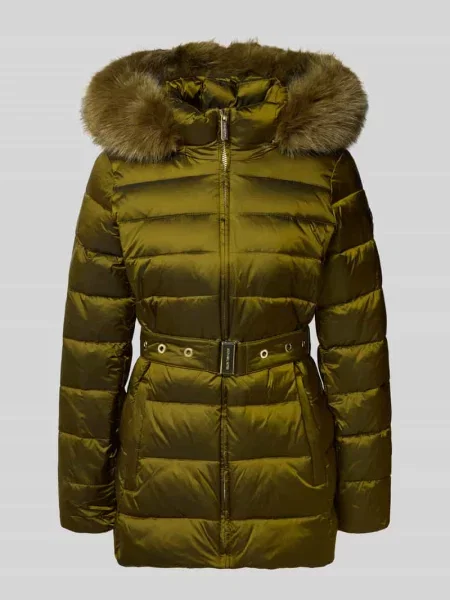 Kurtka pikowana z obszyciem ze sztucznego futra model ‘Trimmed’ Michael Michael Kors