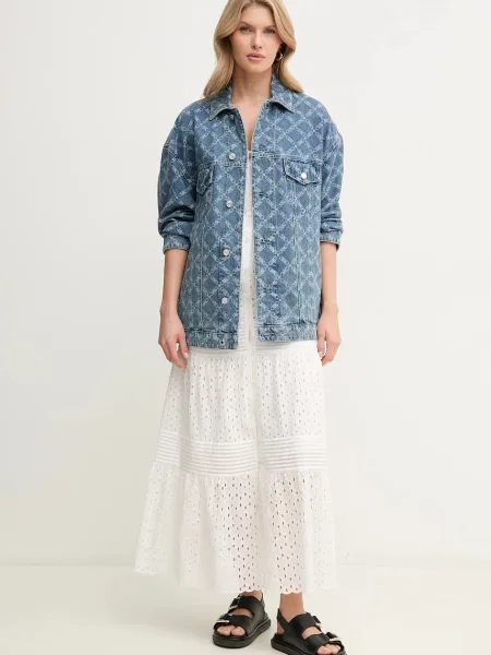 Джинсова куртка MICHAEL Michael Kors перехідна oversize