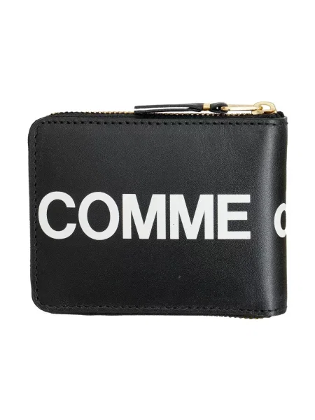 Portfel Comme Des Garcons skórzany czarny