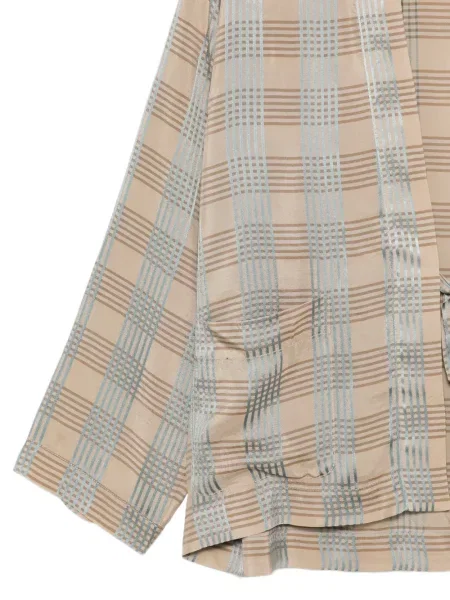 Карирано яке Uma Wang връзки