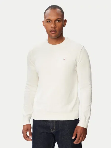 Tommy Jeans Megztinis Essential balta