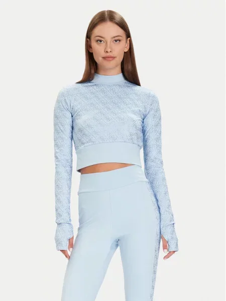 Guess Bluza Svetlo modra