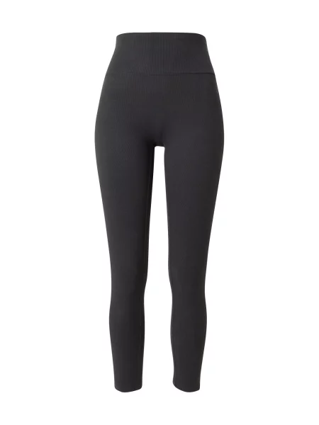 Adidas Legíny Lounge Ribbed Slim Fit čierna