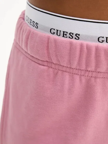 Однотонные спортивные штаны Guess бежевые