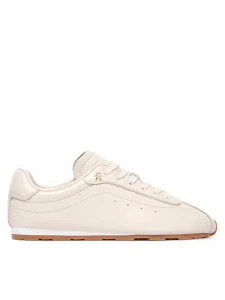 Tommy Hilfiger Sneakers Bella Sneaker Leather Crem bej