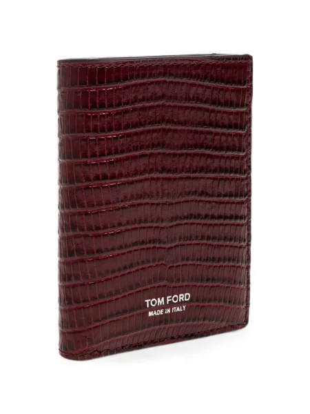 Portofel Tom Ford din piele roșu