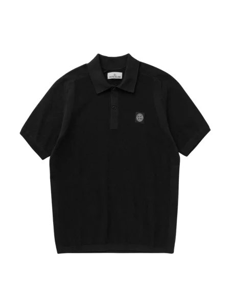 Polo Stone Island z kamieniami czarne