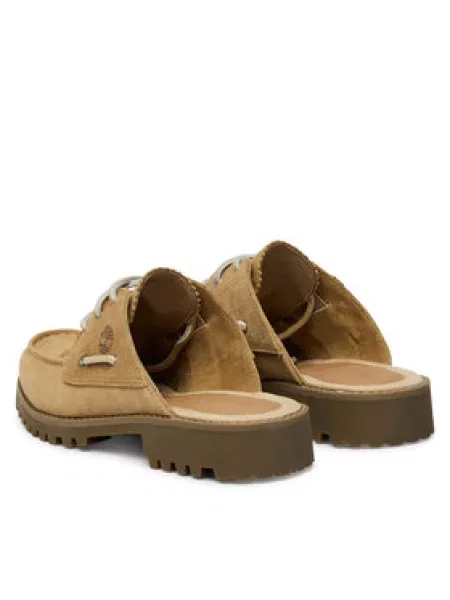 TIMBERLAND Šľapky tmavobéžová béžová